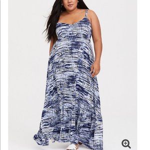 Torrid Tie-dye jersey knit maxi dress
